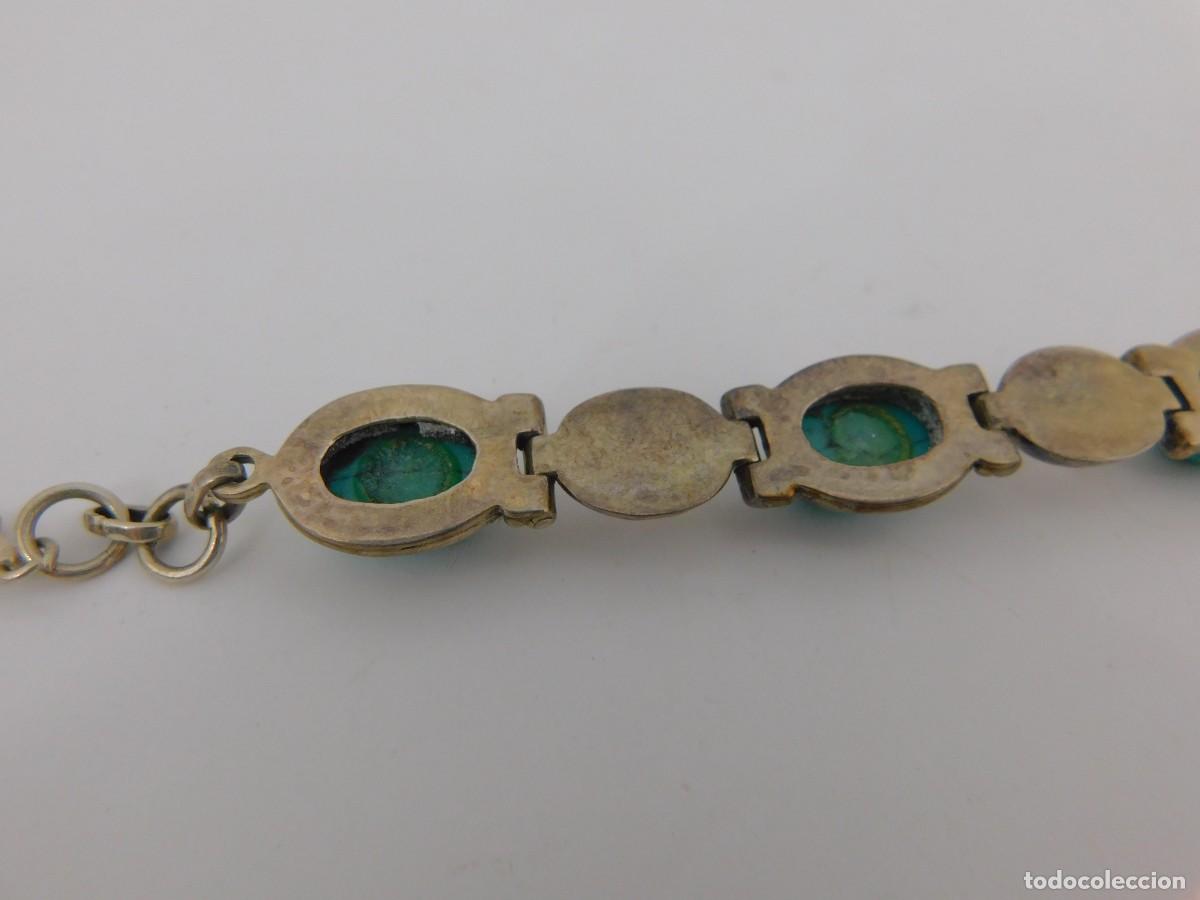 Joyeria: PULSERA DE PLATA CON TURQUESAS - Foto 8
