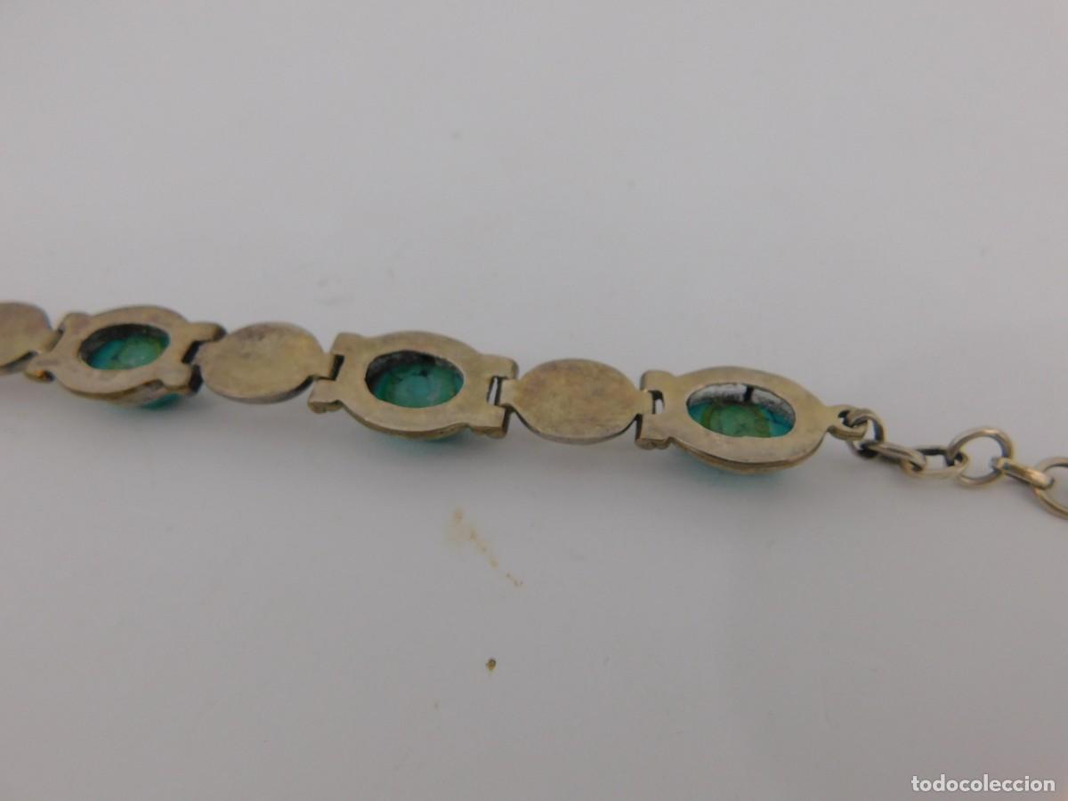 Joyeria: PULSERA DE PLATA CON TURQUESAS - Foto 9