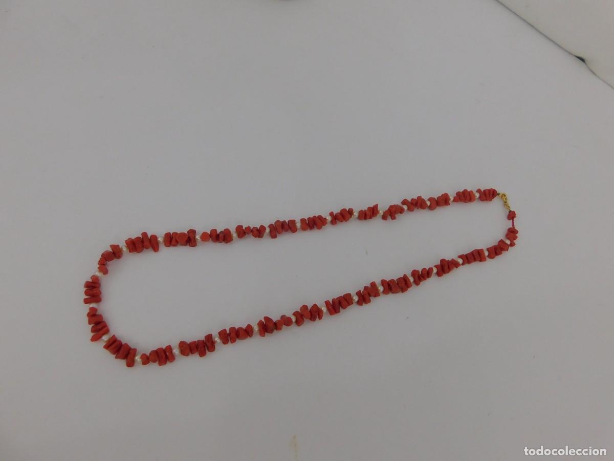 Joyeria: COLLAR DE CORAL Y ORO 14K - Foto 2