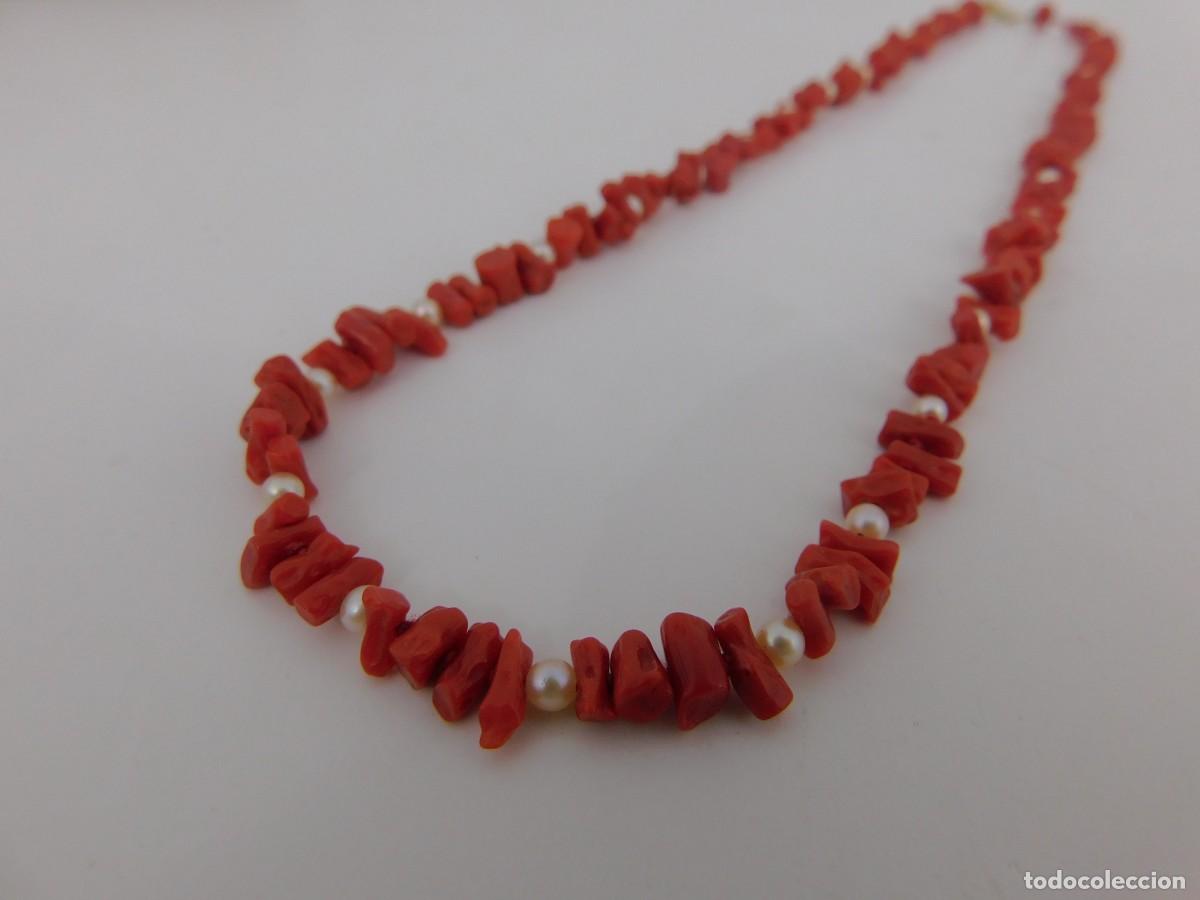 Joyeria: COLLAR DE CORAL Y ORO 14K - Foto 3