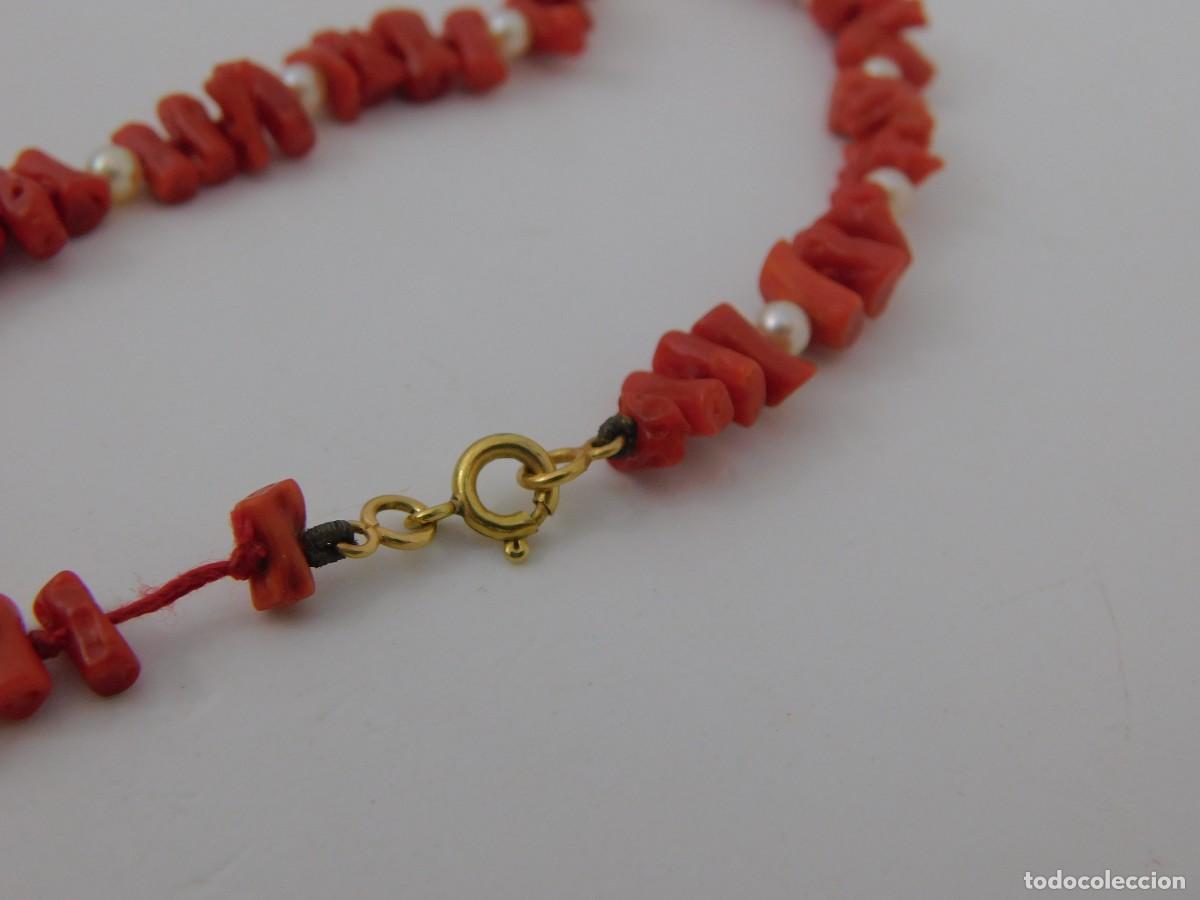 Joyeria: COLLAR DE CORAL Y ORO 14K - Foto 6