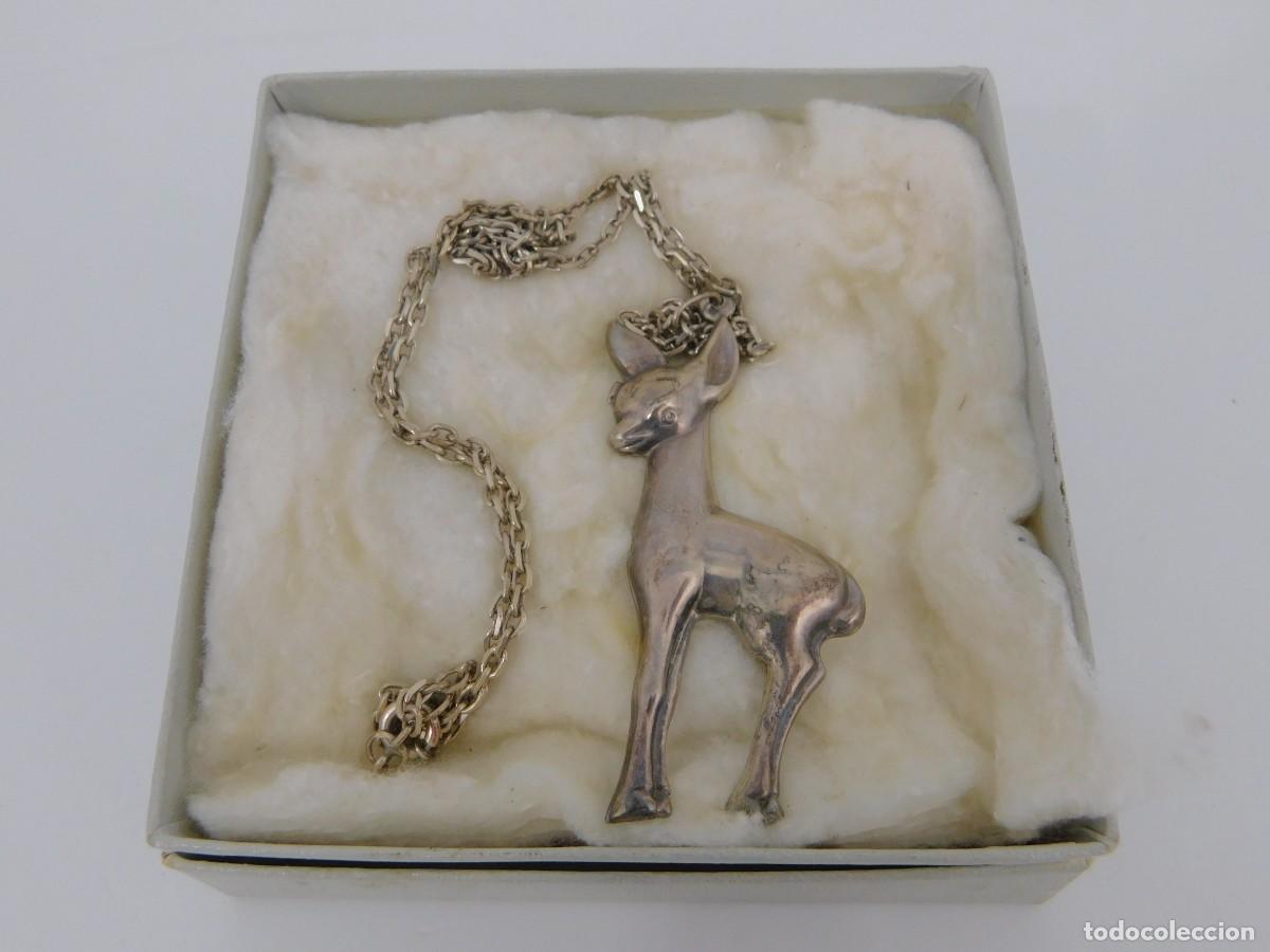 Joyeria: COLGANTE DE PLATA CIERVO