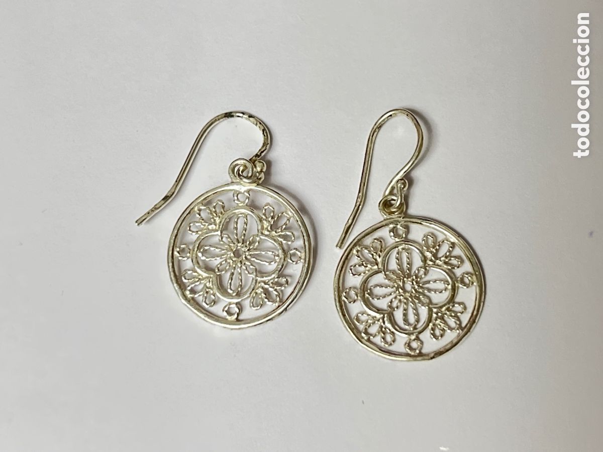 Joyeria: Pendientes de plata P544