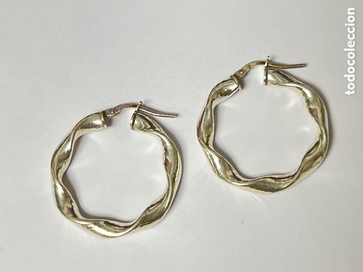 Joyeria: Pendientes de plata P544 - Foto 1