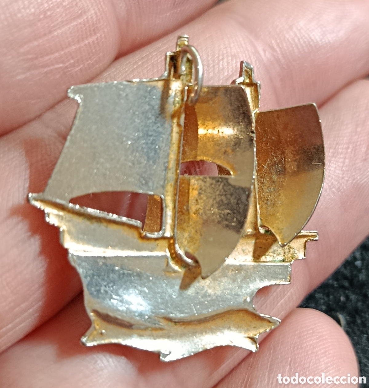Joyeria: Antiguo broche caravela portuguesa - Foto 2