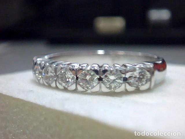 Joyeria: anillo en oro 18 kts con diamantes - Foto 8