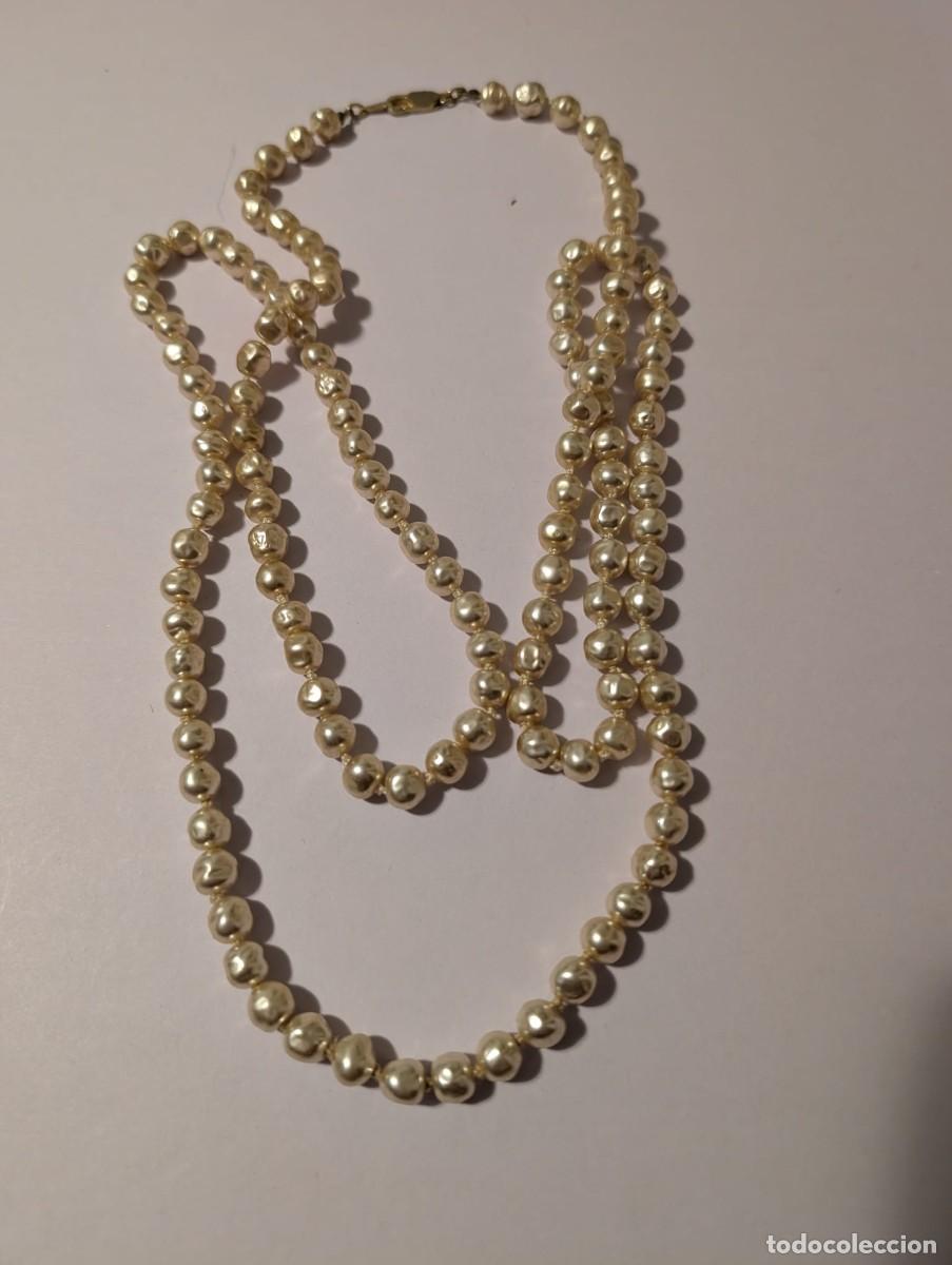 Joyeria: Collar Perlas Barrocas Estilo &Oacute;pera A&ntilde;os 80 - Foto 1