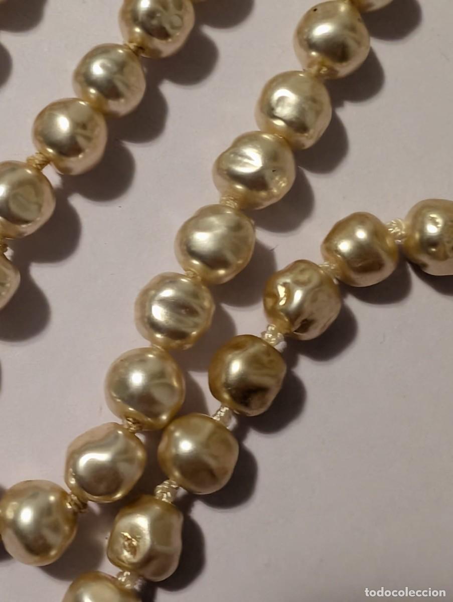 Joyeria: Collar Perlas Barrocas Estilo &Oacute;pera A&ntilde;os 80 - Foto 2