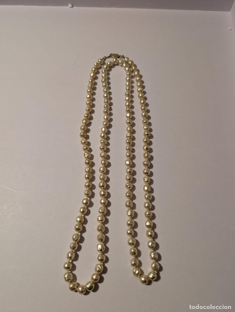 Joyeria: Collar Perlas Barrocas Estilo &Oacute;pera A&ntilde;os 80 - Foto 3