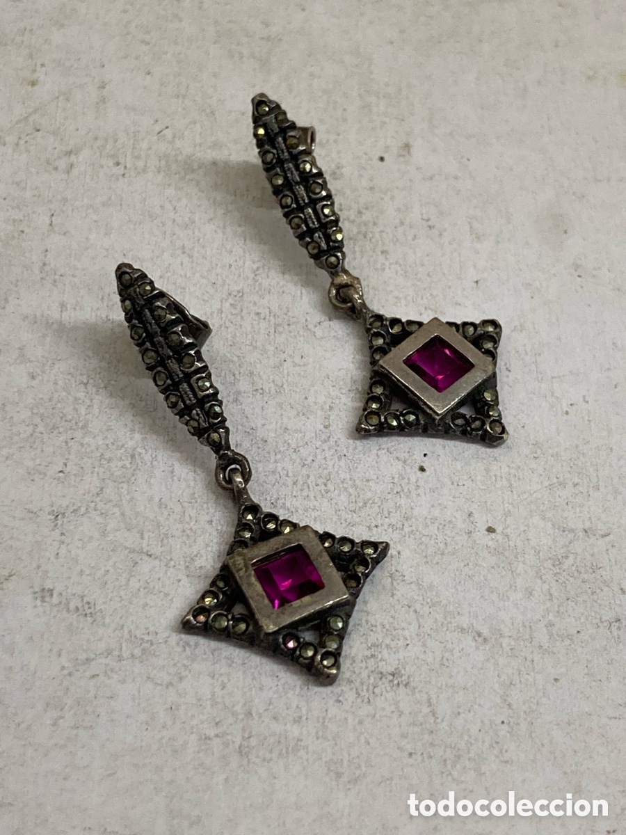 Joyeria: Pendientes de plata P552