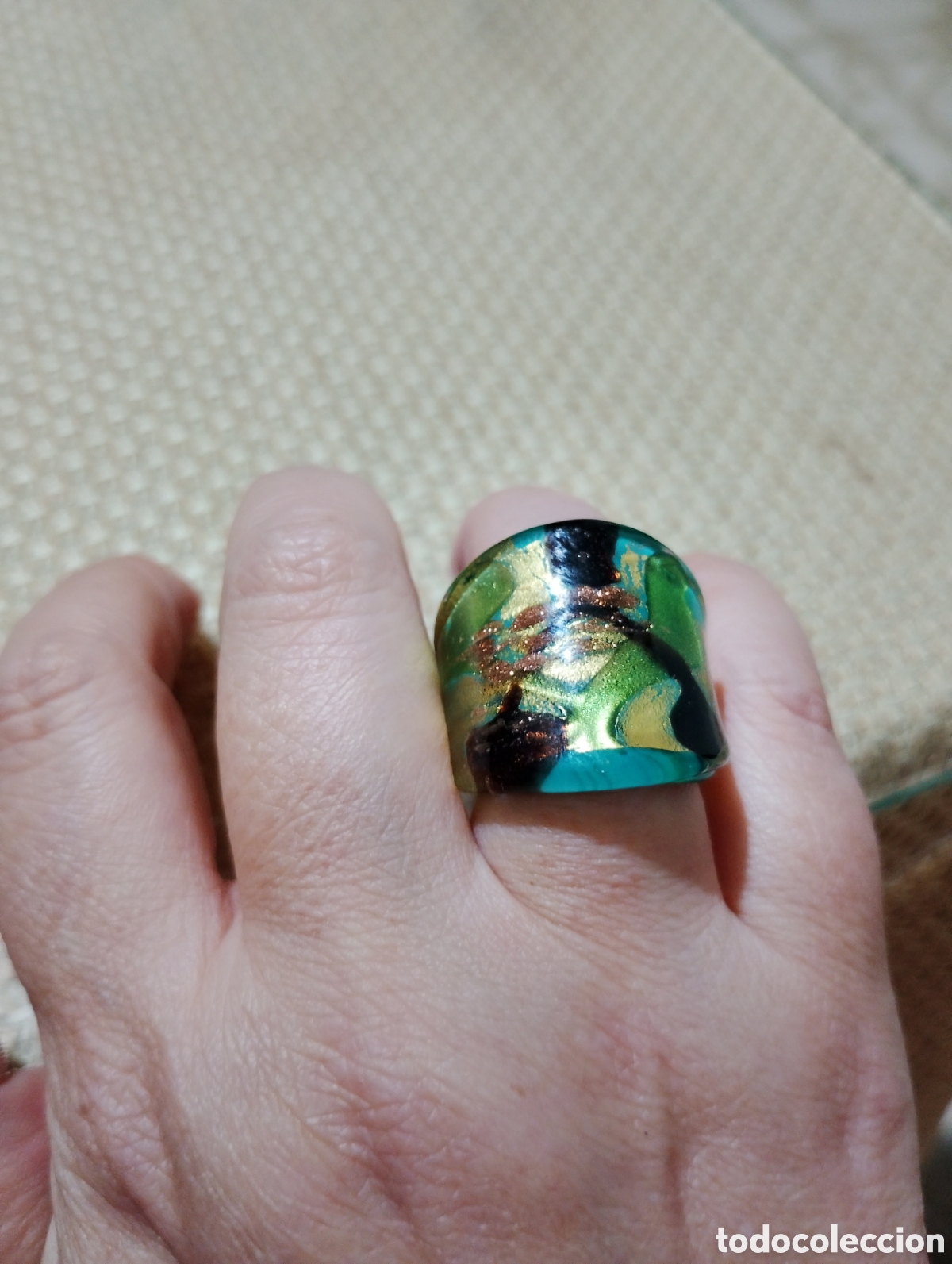 Joyeria: Anillo cristal Murano