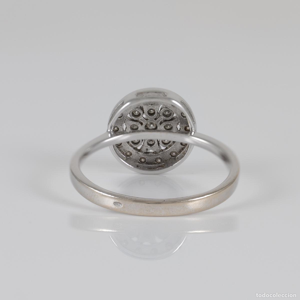 Joyeria: Anillo oro blanco 18k con diamantes - Foto 6
