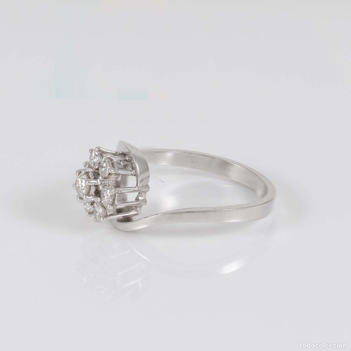 Joyeria: Anillo oro blanco 18k con diamantes - Foto 7