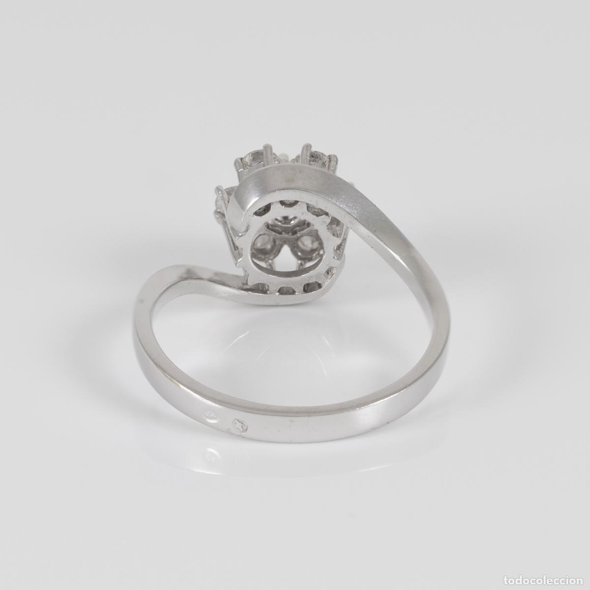 Joyeria: Anillo oro blanco 18k con diamantes - Foto 8