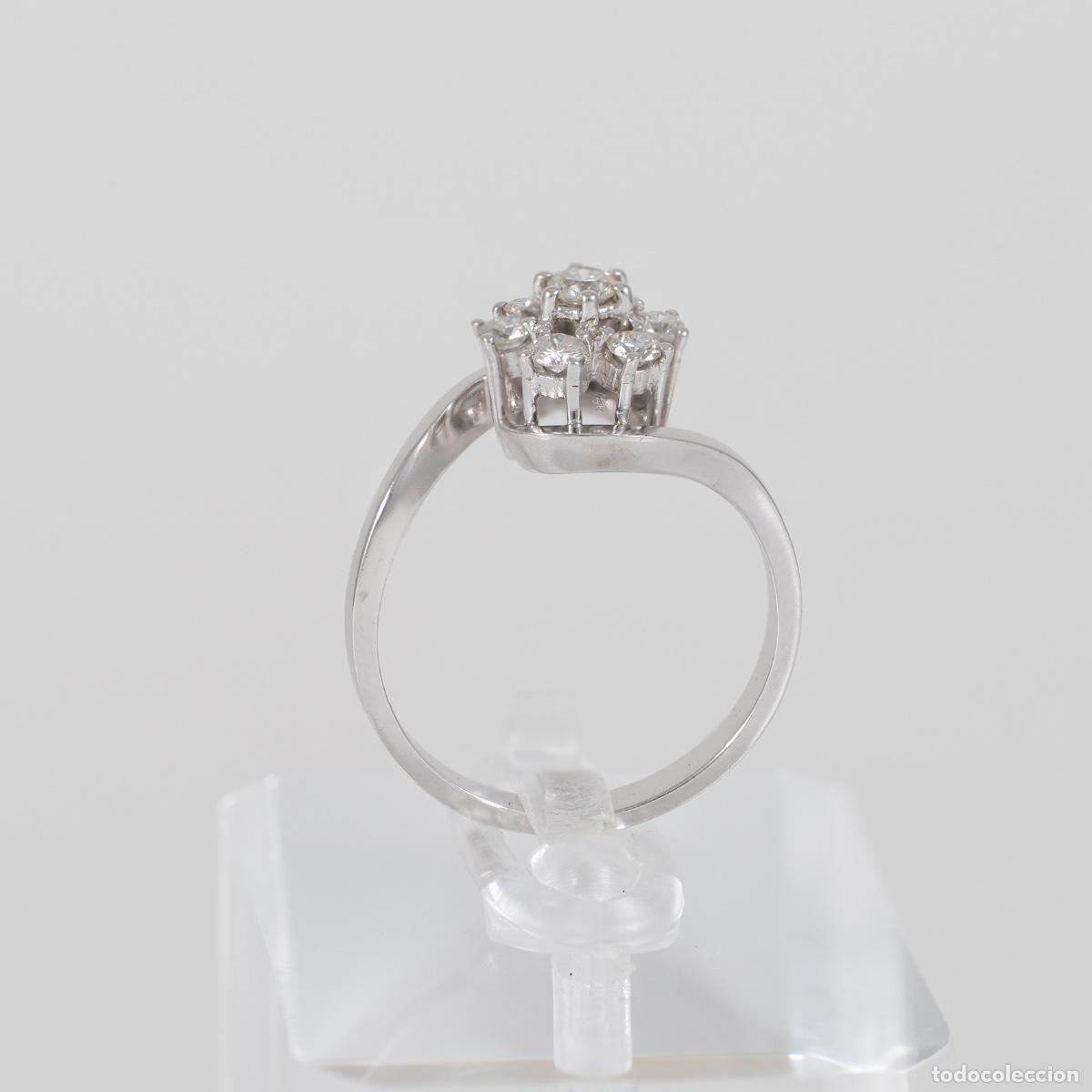 Joyeria: Anillo oro blanco 18k con diamantes - Foto 9