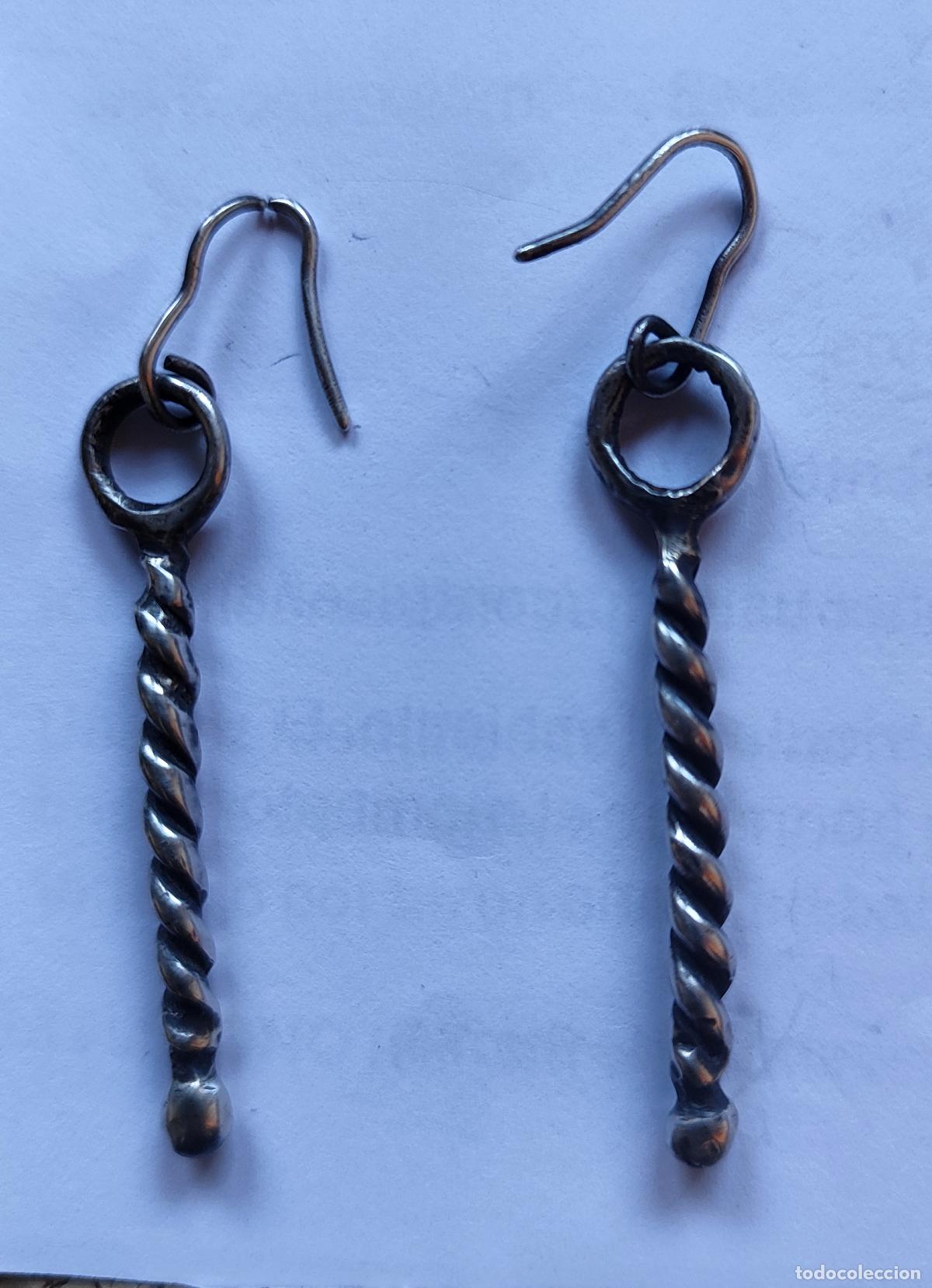 Joyeria: PEDIENTES PLATA (Porros o chorros)