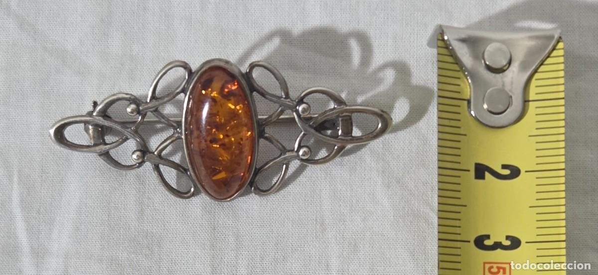 Joyeria: Broche de &aacute;mbar y plata 925 - Foto 10