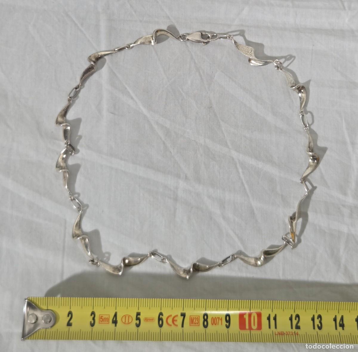 Joyeria: Conjunto de pulsera y gargantilla en plata 925 - Foto 12