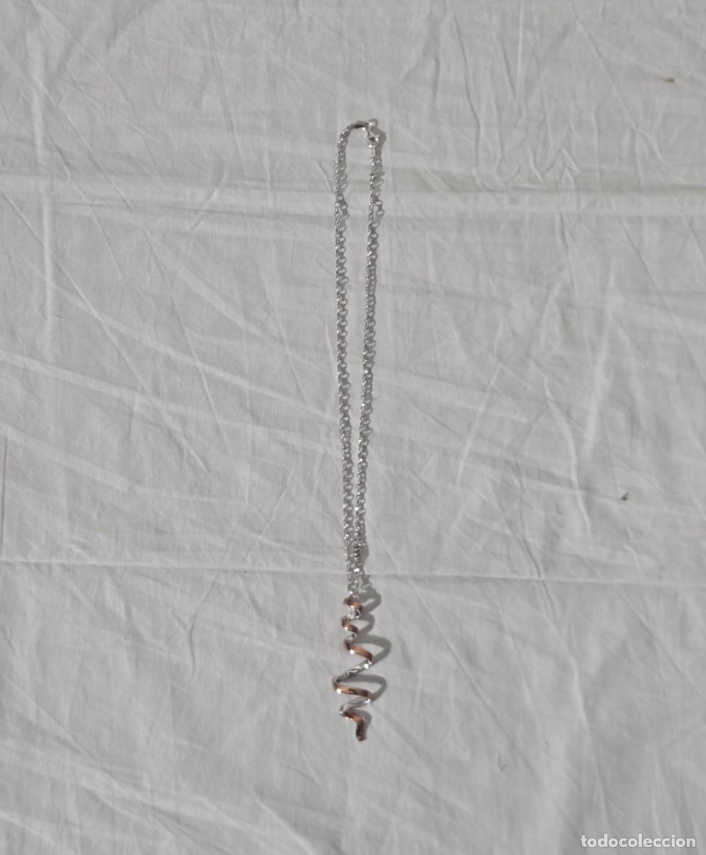 Joyeria: Colgante de plata 925 con 2 colores, con cadena, Jorge Revilla