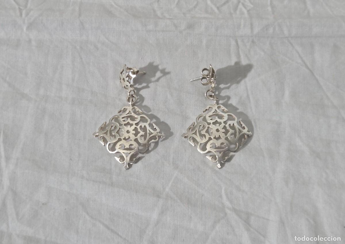 Joyeria: Pendientes en plata de ley