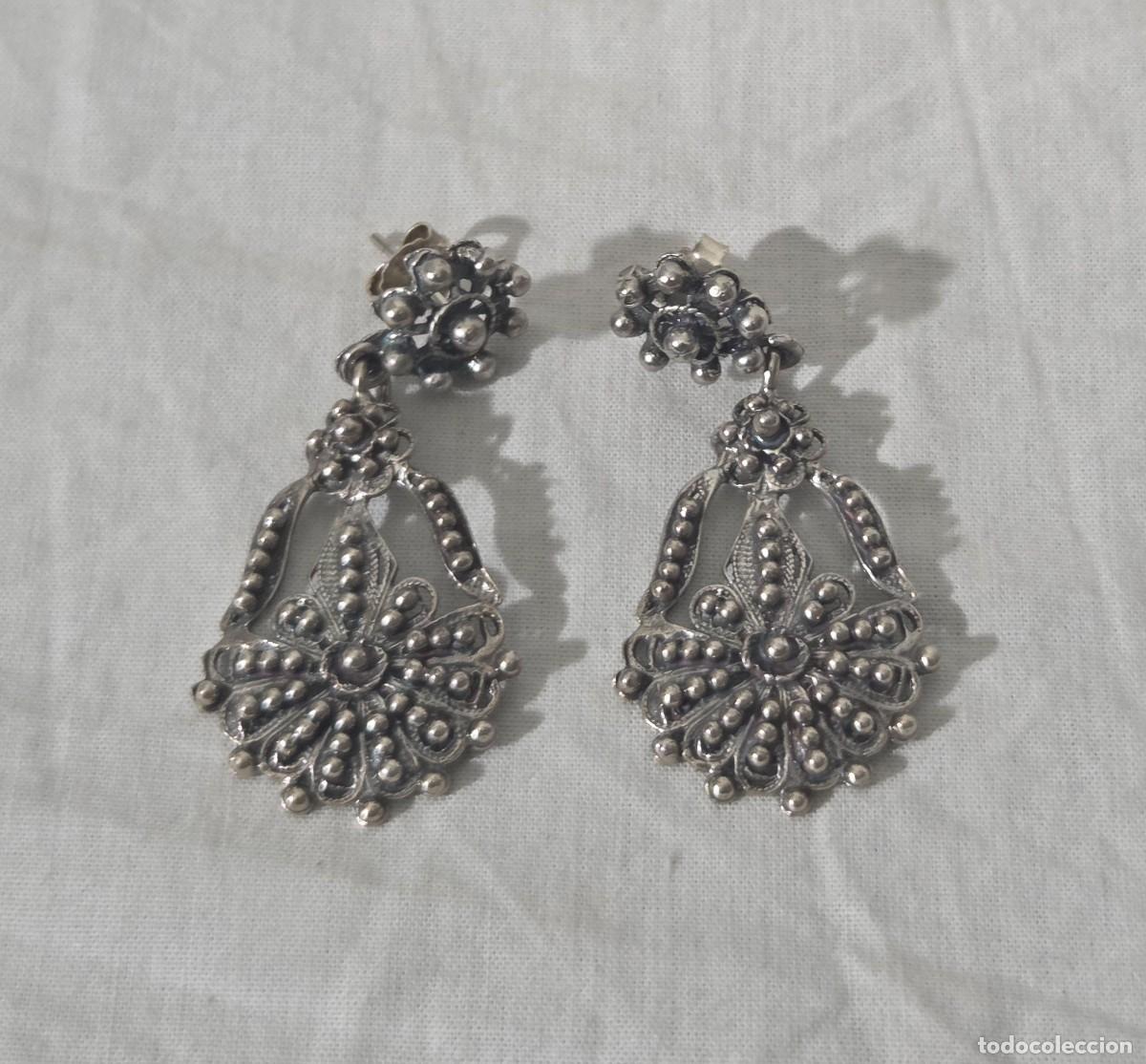 Joyeria: Pendientes estilo charro en plata de ley - Foto 3