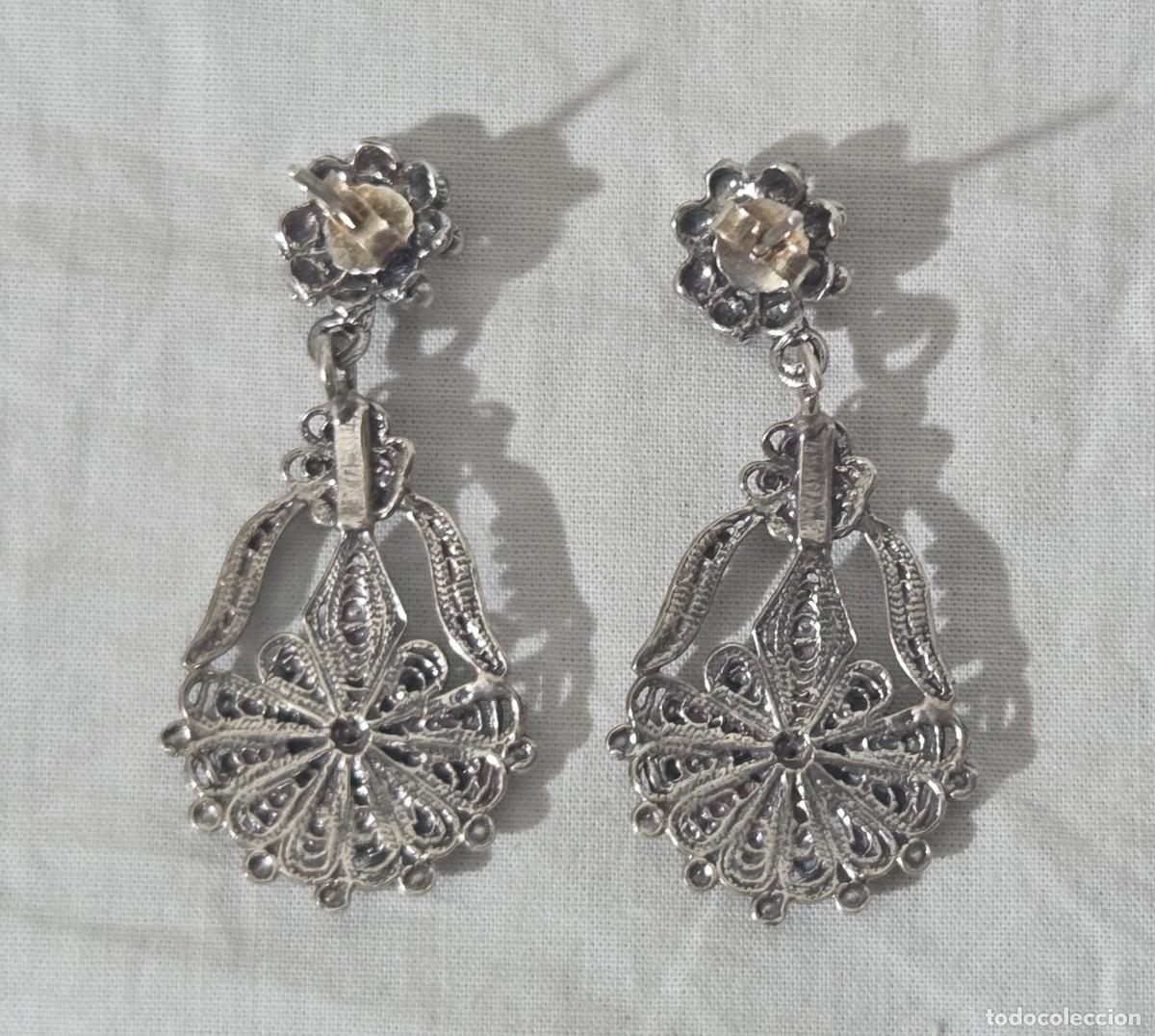 Joyeria: Pendientes estilo charro en plata de ley - Foto 7