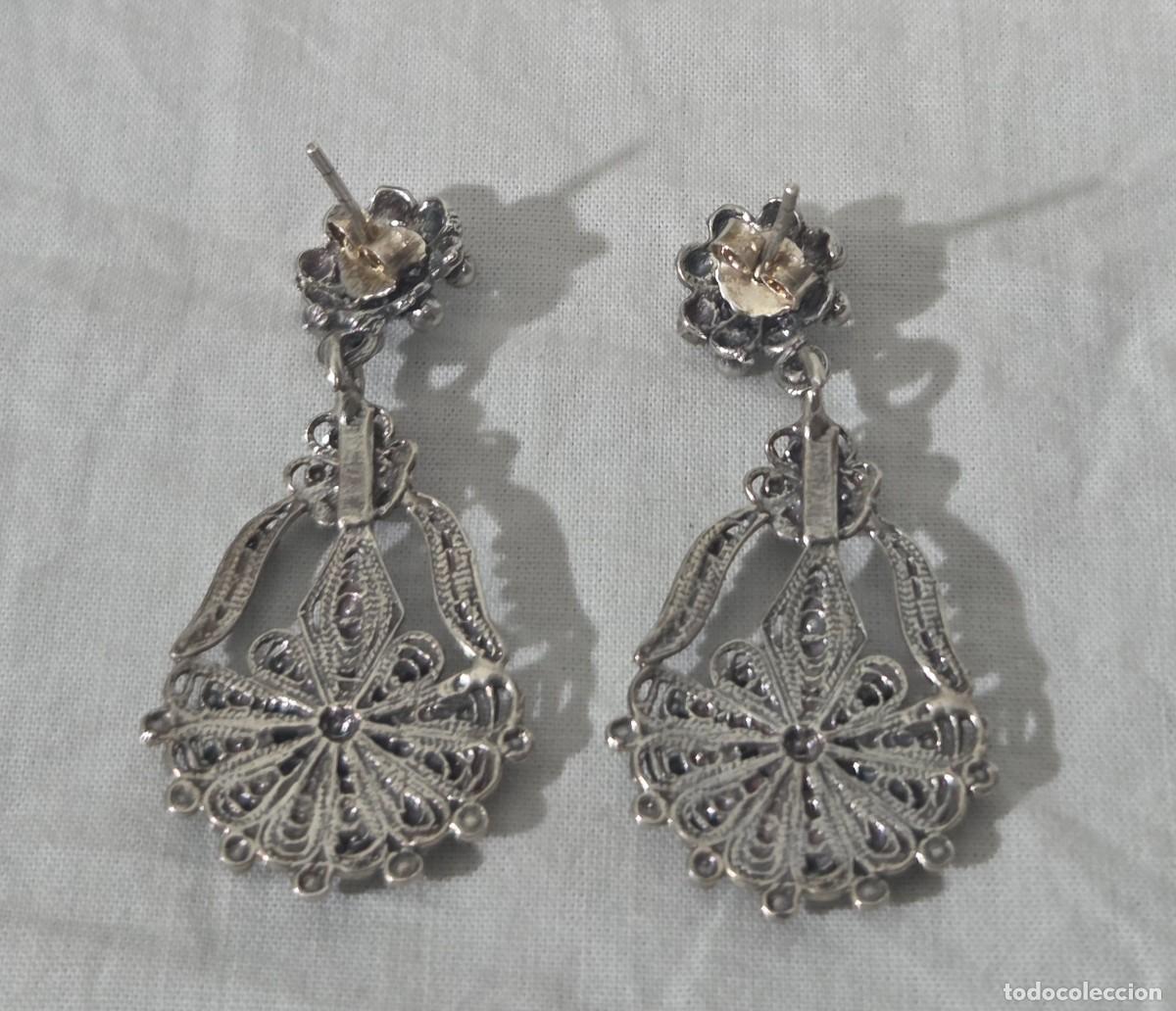 Joyeria: Pendientes estilo charro en plata de ley - Foto 8