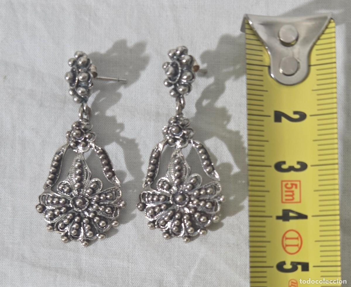 Joyeria: Pendientes estilo charro en plata de ley - Foto 9