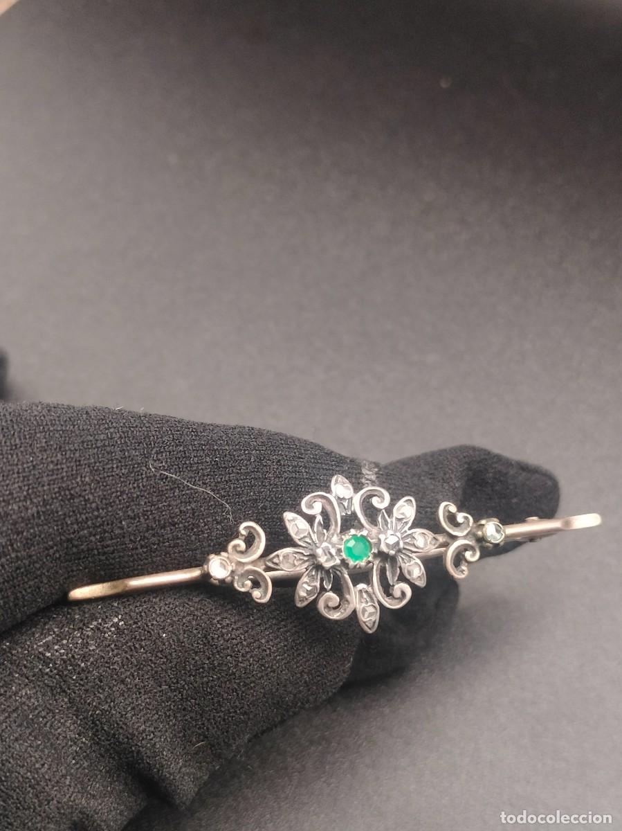 Joyeria: Broche plata vintage floral - Foto 1