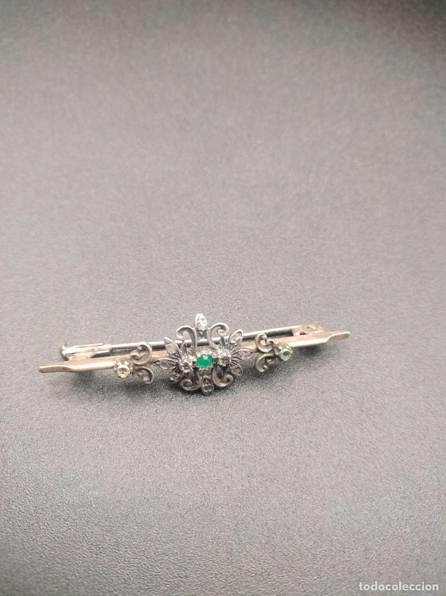 Joyeria: Broche plata vintage floral - Foto 2