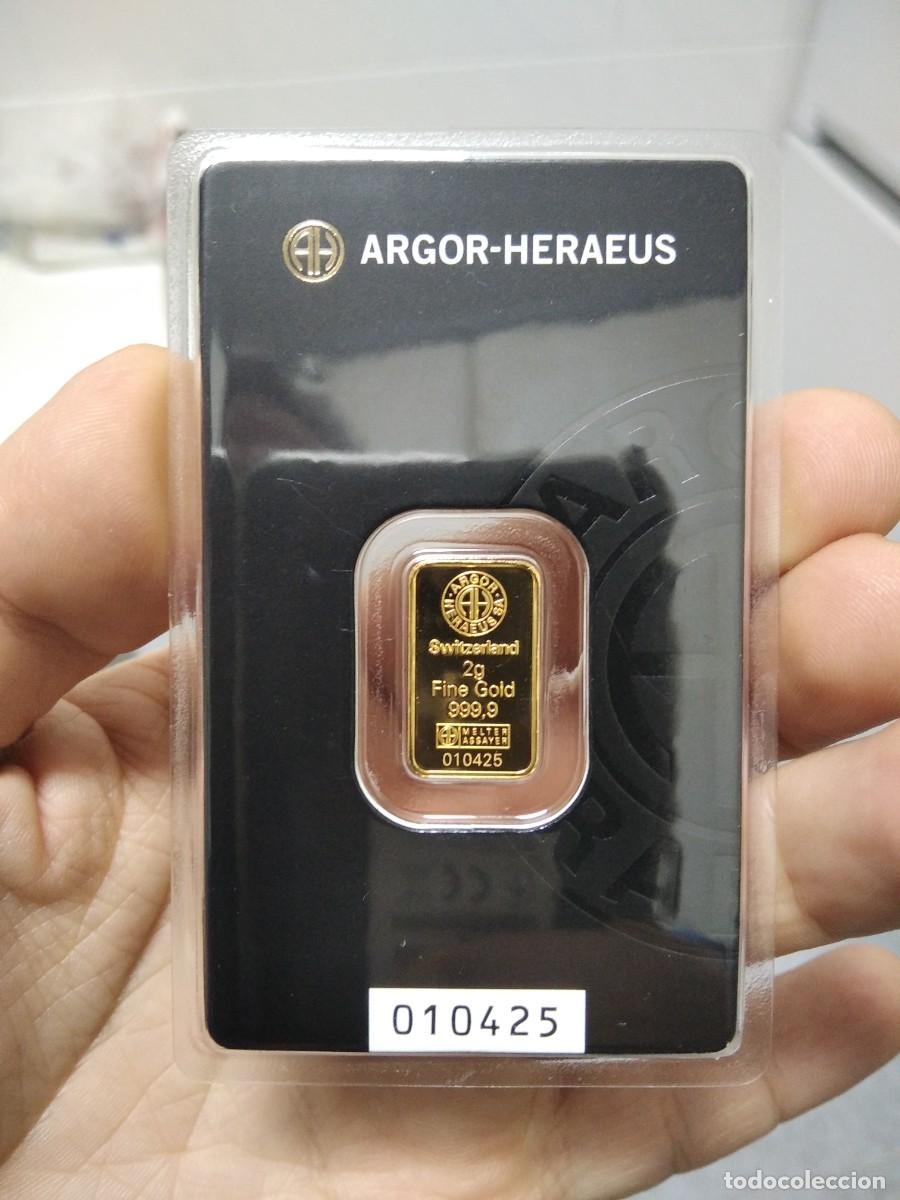 Joyeria: LINGOTE 2 GRAMOS 24 KILATES ARGOR HERAEUS - Foto 1