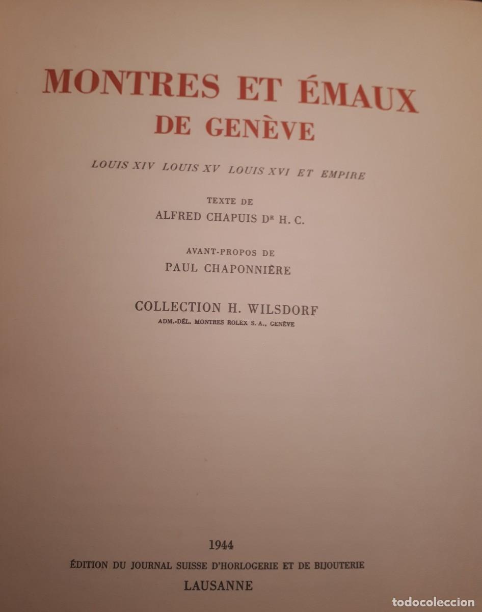 Joyeria: Montres et &Eacute;maux de Gen&egrave;ve.