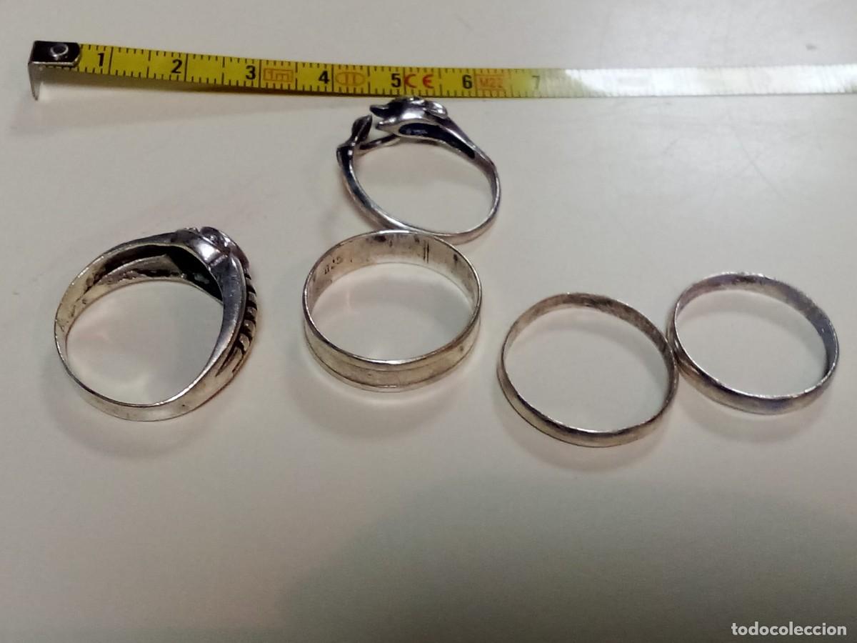Joyeria: lote de 5 anillos de plata - Foto 2