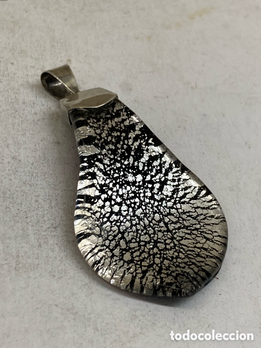 Joyeria: Colgante de plata y cristal murano C679 - Foto 1