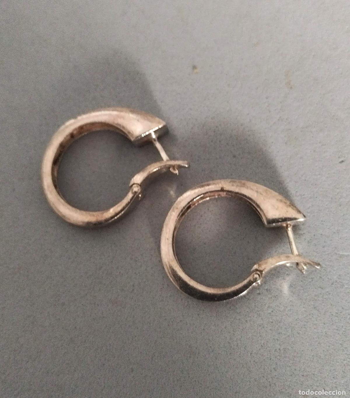 Joyeria: Pendientes plata de ley contrastada, aro. - Foto 5
