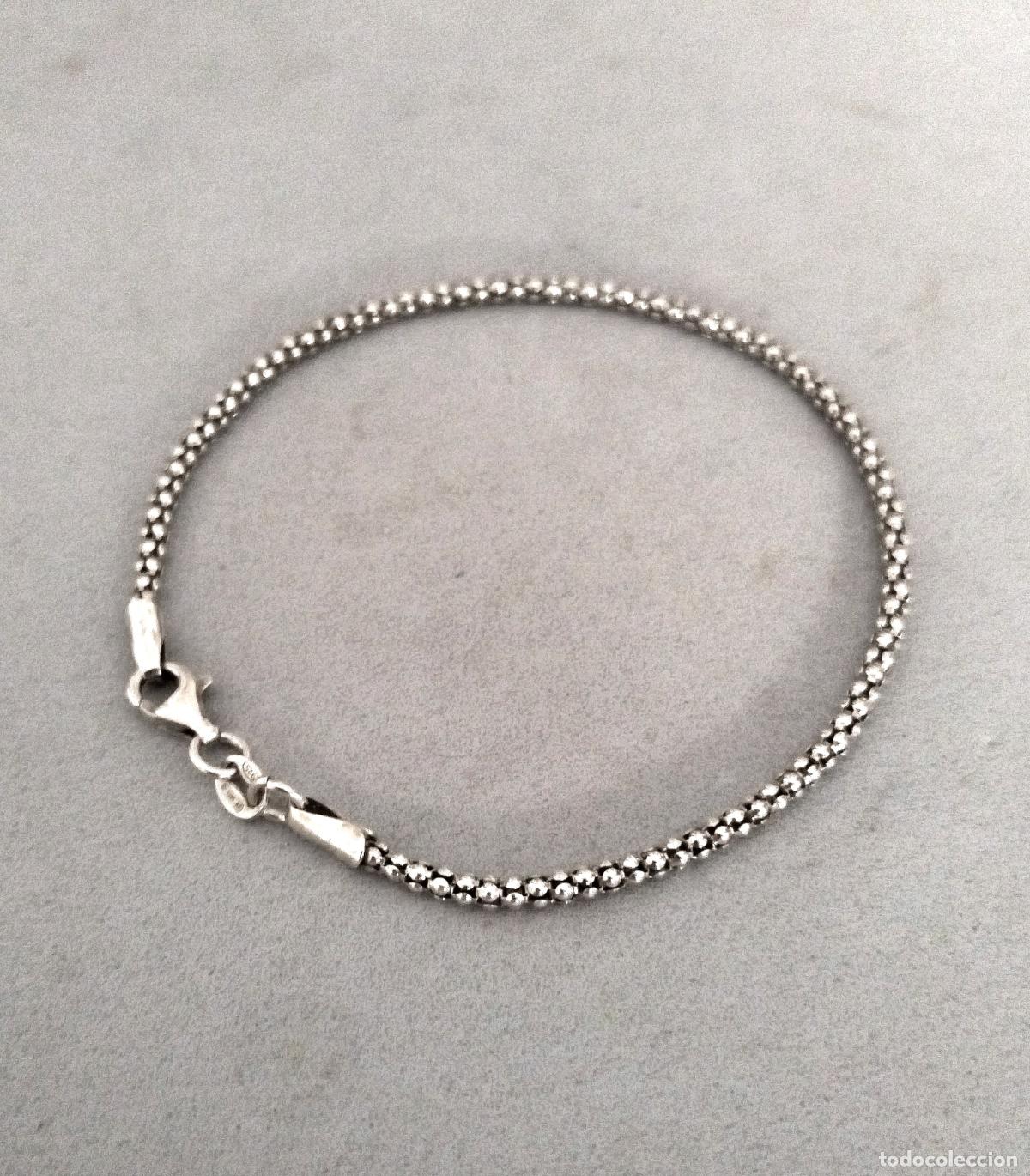 Joyeria: Pulsera de plata de ley contrastada.