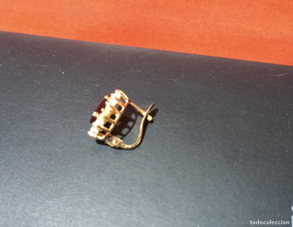 Joyeria: PENDIENTE ORO+PIEDRAS.