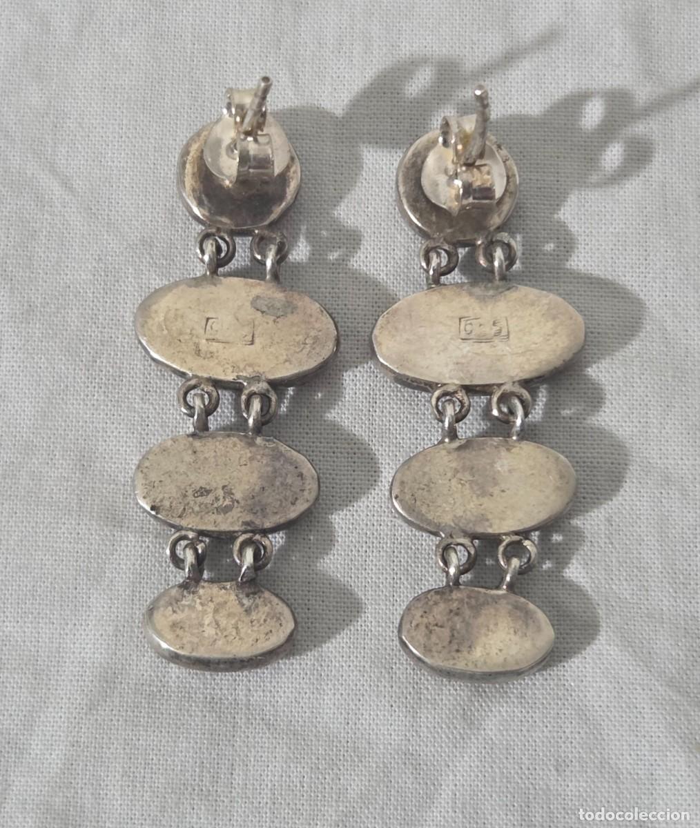 Joyeria: Pendientes de coral rojo y plata de ley - Foto 7
