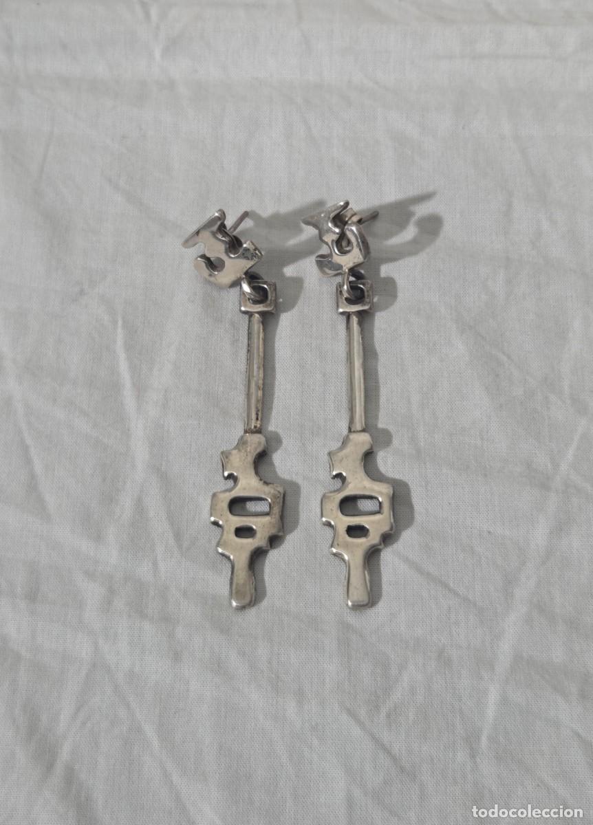 Joyeria: Pendientes en plata 925, Dise&ntilde;o Abstracto