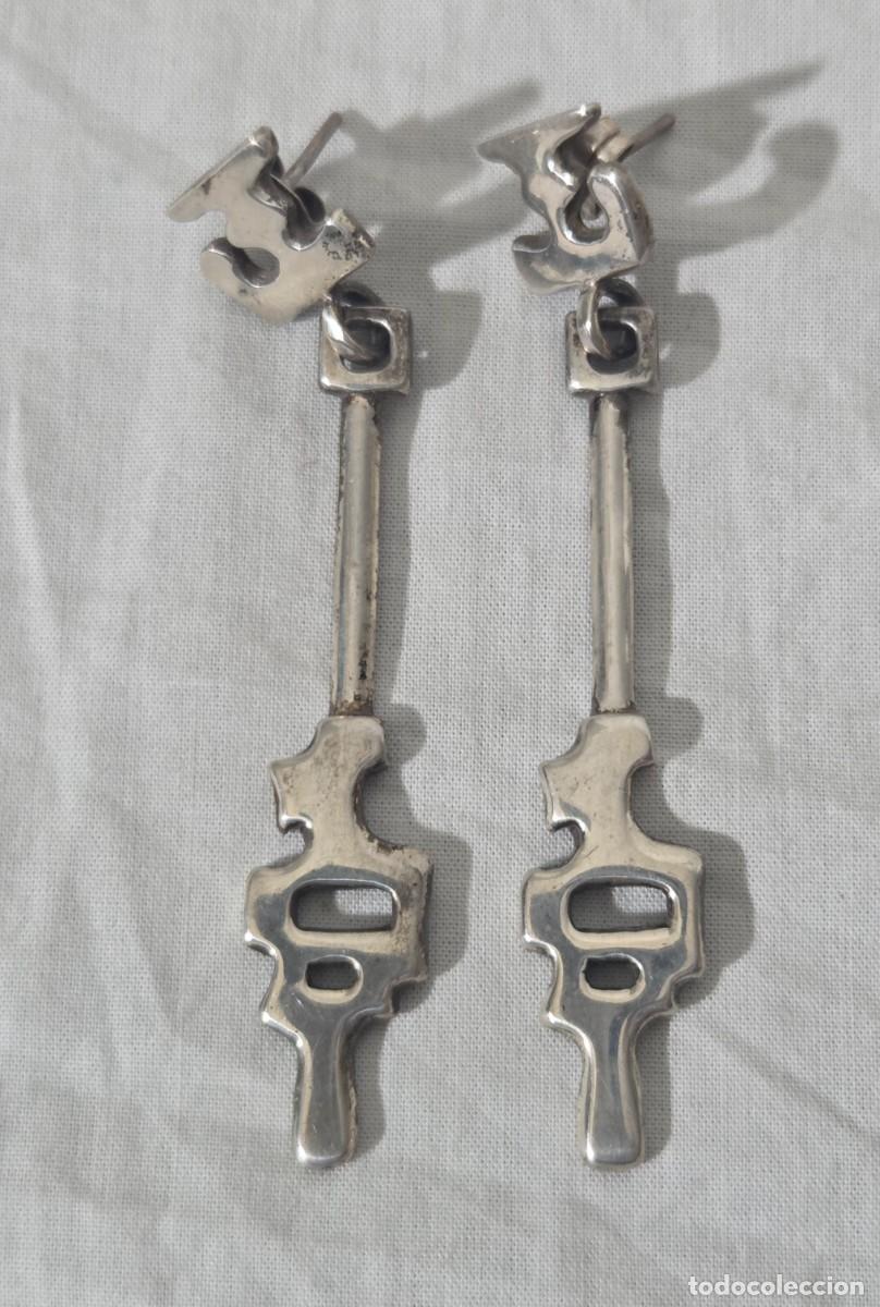 Joyeria: Pendientes en plata 925, Dise&ntilde;o Abstracto - Foto 2