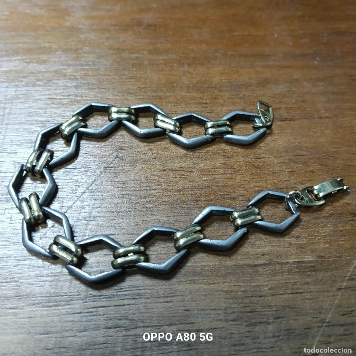 Joyeria: PRECIOSA PULSERA TIPO ART-DECO - MUY BUEN ESTADO 20CM.