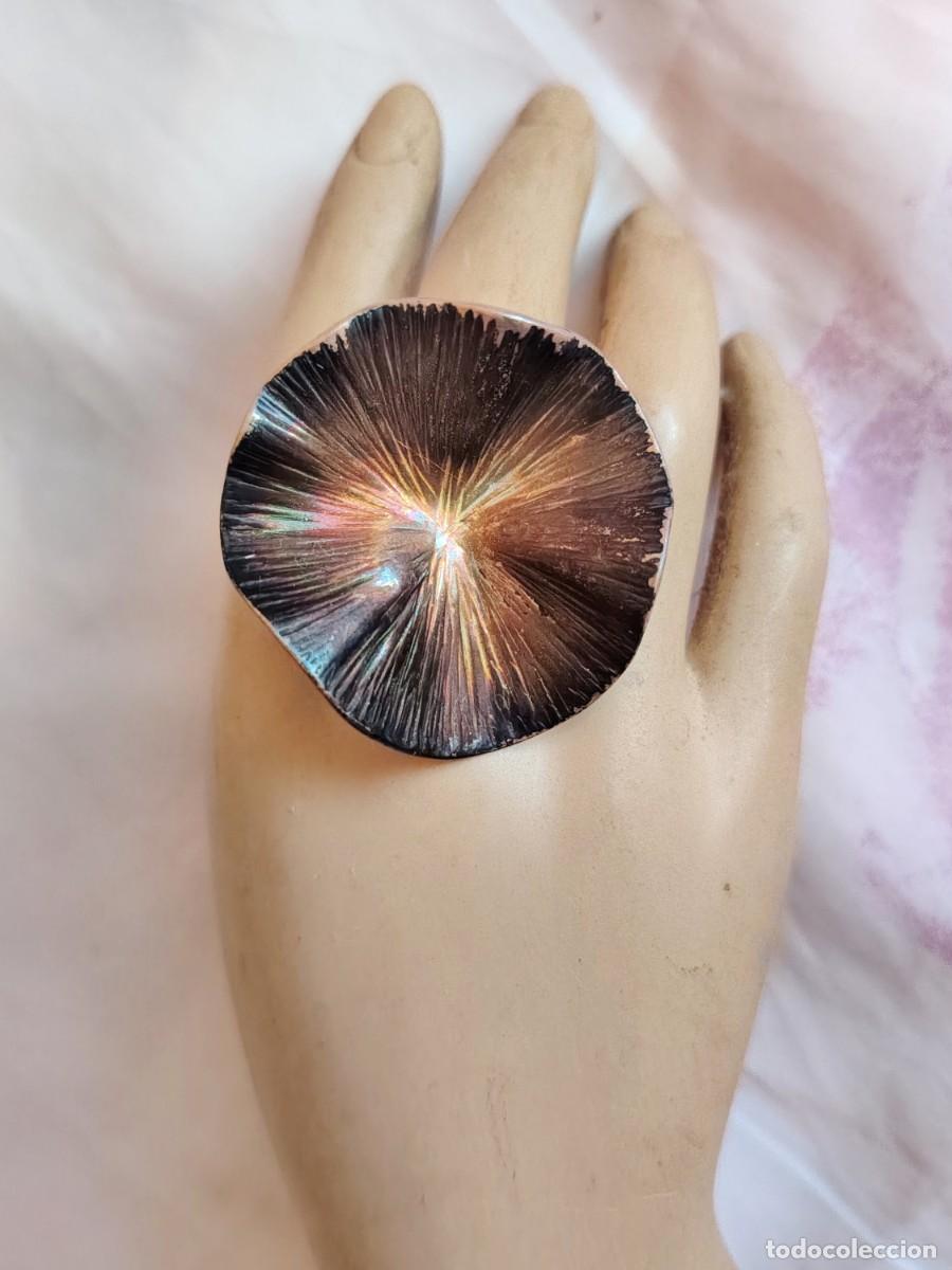 Joyeria: Anillo de plata envejecida de dise&ntilde;o. Sellado