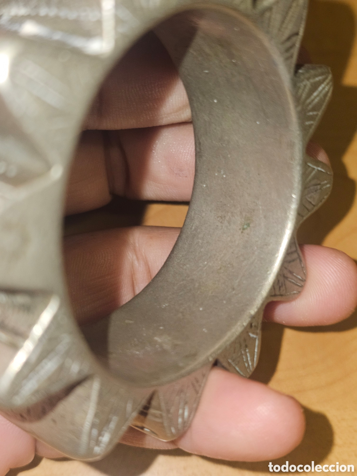 Joyeria: Pulsera bereber de plata pesa 353 gramos - Foto 2