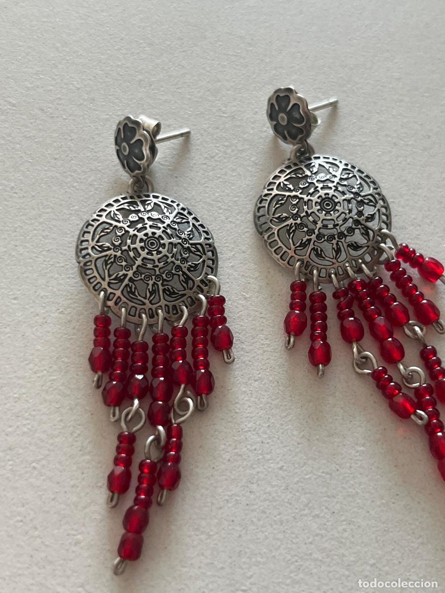 Joyeria: Antiguo pendientes Vintage de Plata - Foto 2