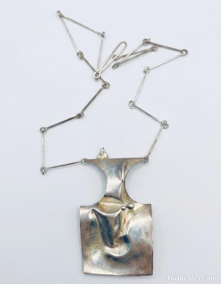 Joyeria: Lapponia Space Barbarella 1971 ,Collar de plata 925 de Bj&ouml;rn Weckstr&ouml;m
