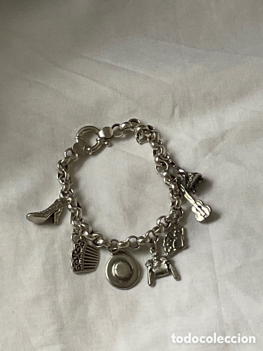 Joyeria: Pulsera plata siglo XX
