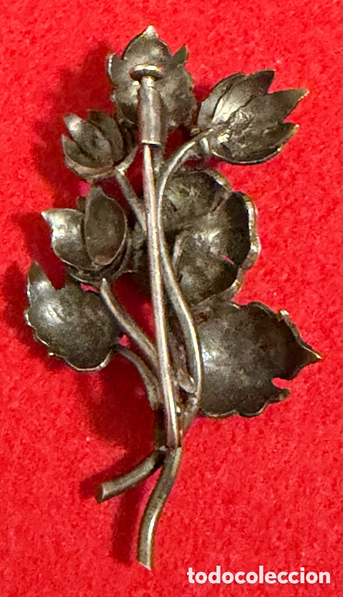 Joyeria: Hermoso, broche antiguo en plata de ley - Foto 4