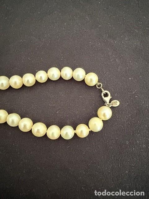 Joyeria: ANTIGUO COLLAR DE PERLAS TOUS Y PLATA 925 - Foto 3