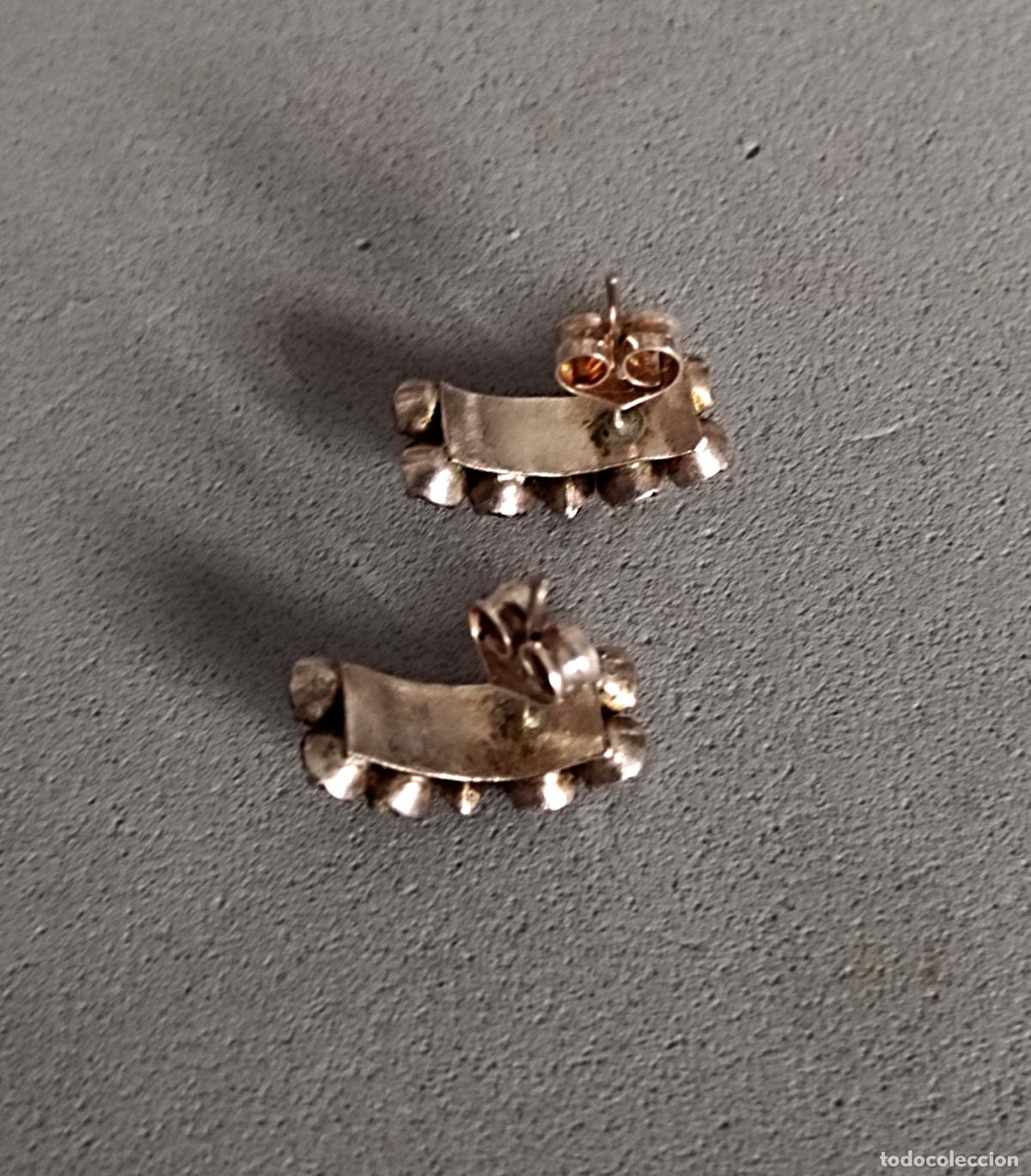 Joyeria: Pendientes de plata con circonitas o simil. - Foto 3