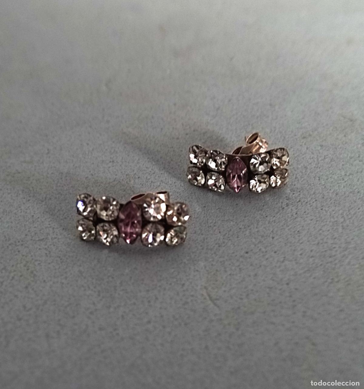 Joyeria: Pendientes de plata con circonitas o simil. - Foto 4